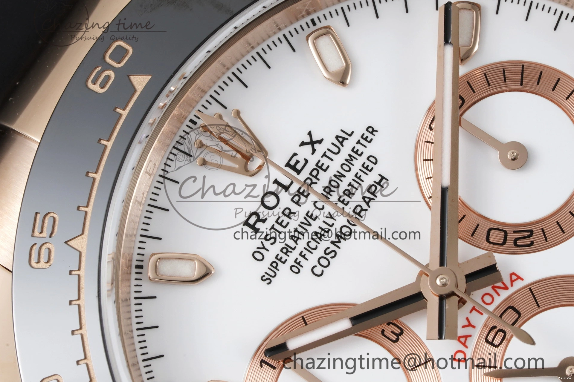 MiroTime 0115 Tailored Daytona 116515 BTF 1:1 Best Edition White Dial on Oysterflex Rubber Strap SA4130 V 2262